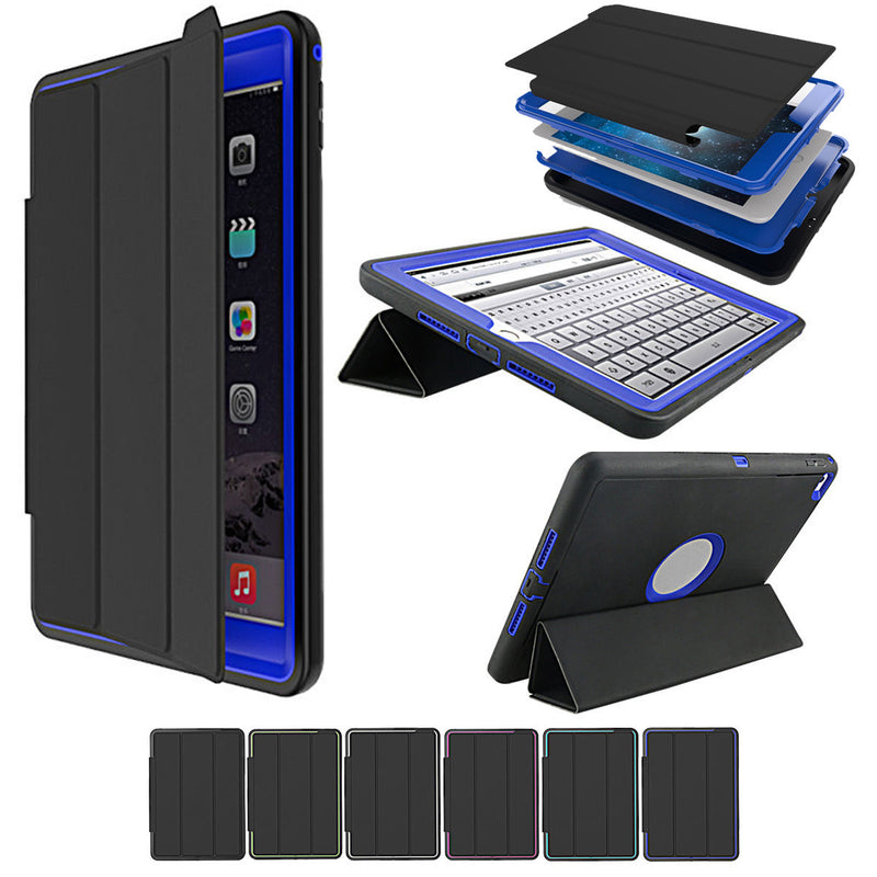 iPad 7/8/9 10.2 Shockproof Case Dark Blue+blue IPD7P57DBBU