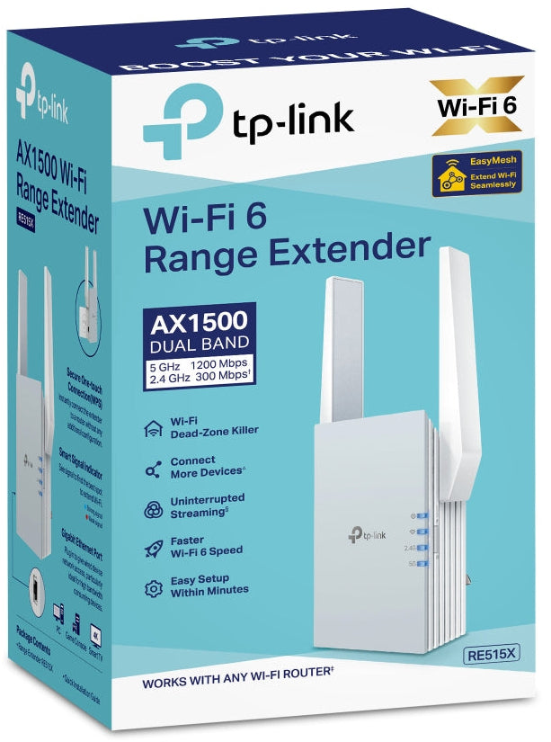 Tp-link Ax1500 Wifi Range Extender NWTL-RE515X