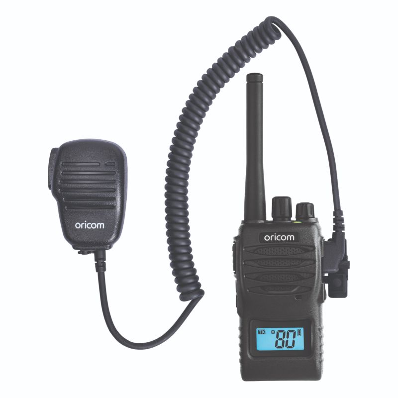 Oricom 5W UHF Handheld Radio Inc Speaker Mic UHF5400BK-SPK