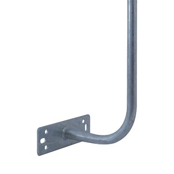 Matchmaster J Bar Curved Fascia Mount (200mm Protrusion) 1.6m 11MM-HS63