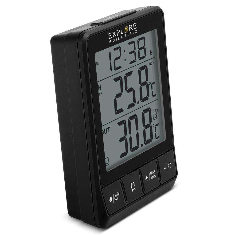 Explore Scientific Indoor Outdoor Thermometer 121104 WSH0002
