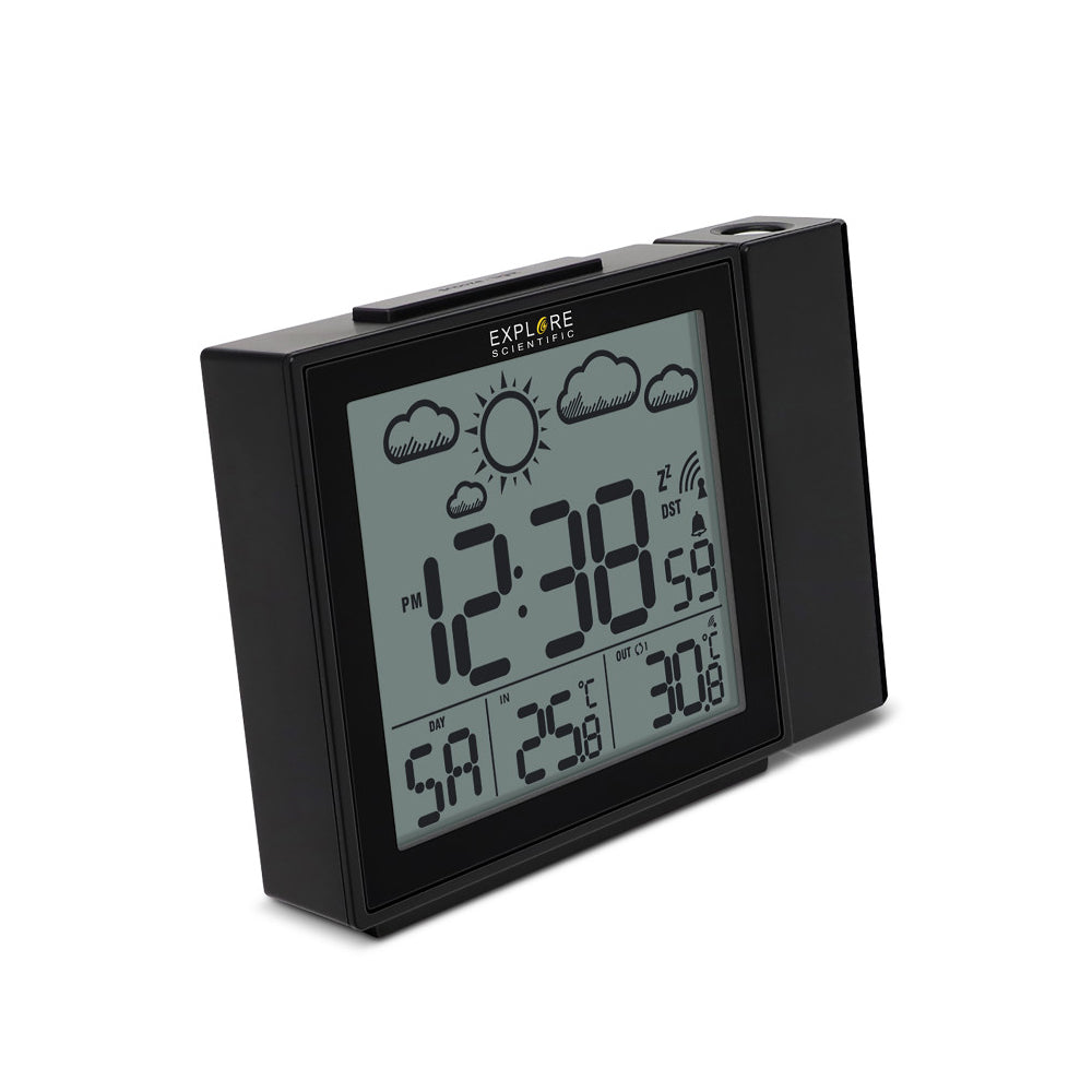 Explore Scientific Weather Projection Clock 121344 RPW3009