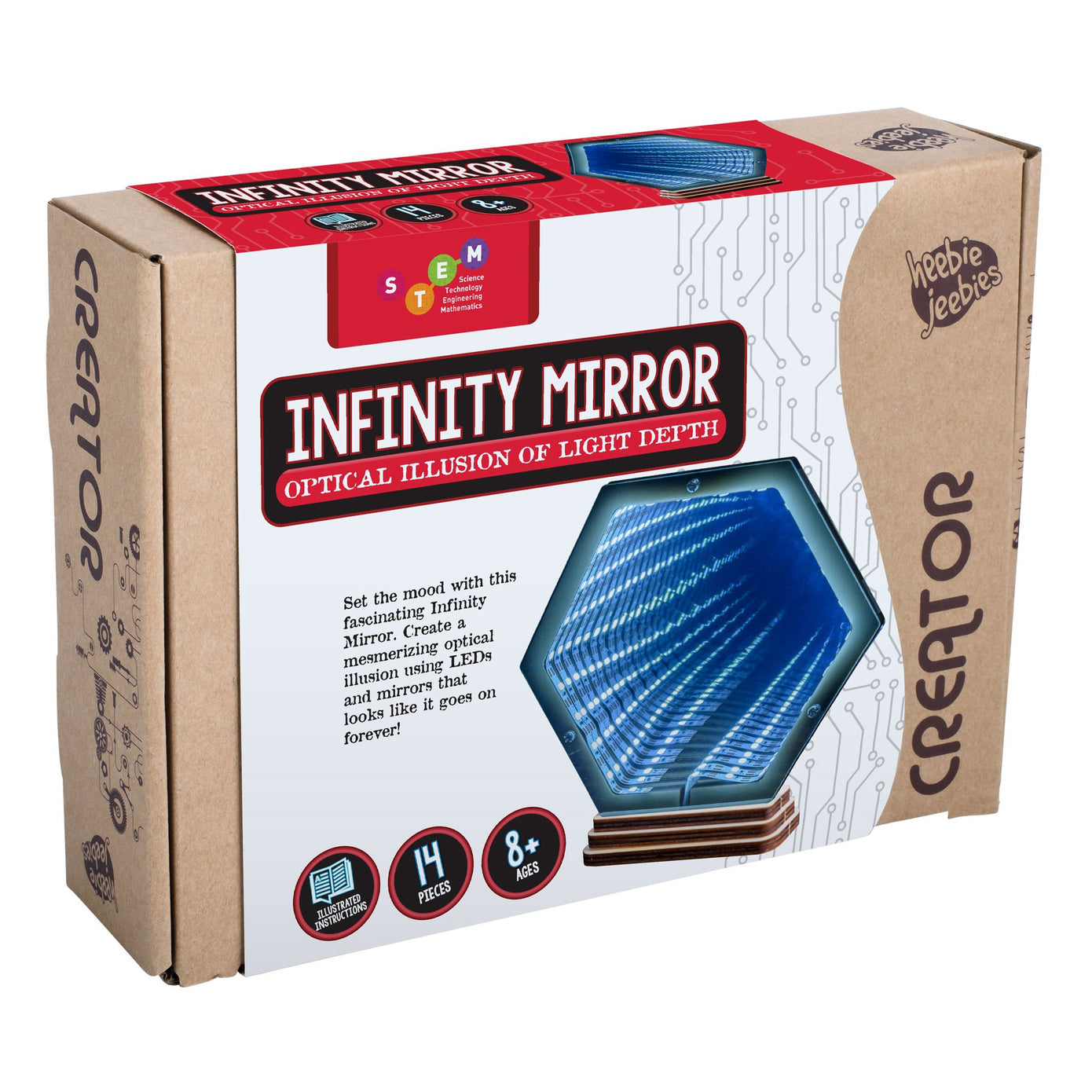 HEEBIE JEEBIES Infinity Mirror DIY Lighting Illusion HJ-1896