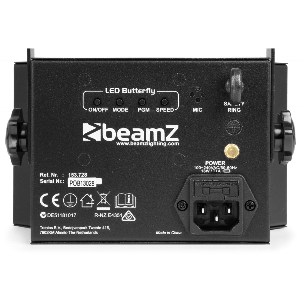 Beamz Butterfly-3×3 Led Effect Light BUTTERFLY-3X3