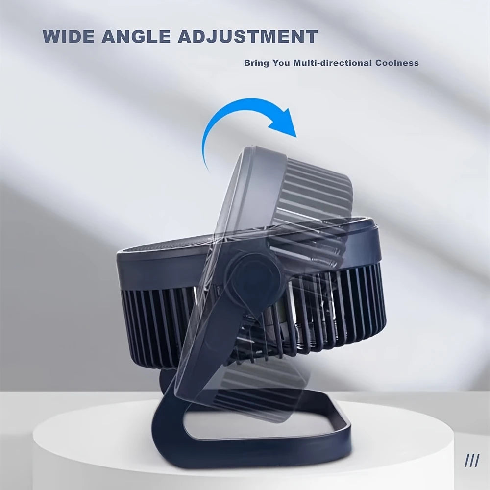 Fan Usb Desk Adjustable Fan White YC923841/W