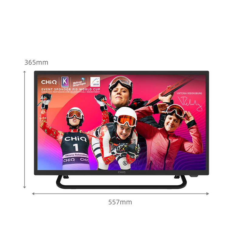 CHIQ 23.6" LED LCD Smart TV Travellers TV L24D6C