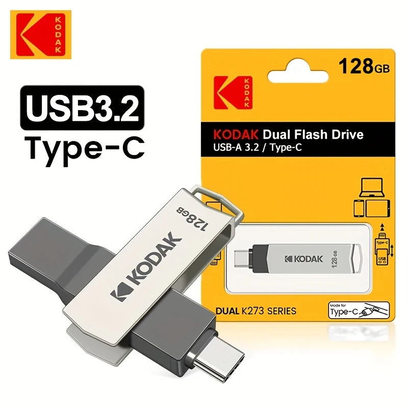 Kodak 128GB Type-C+USB3.2 Dual Interface Flash Drive EP2835923/128