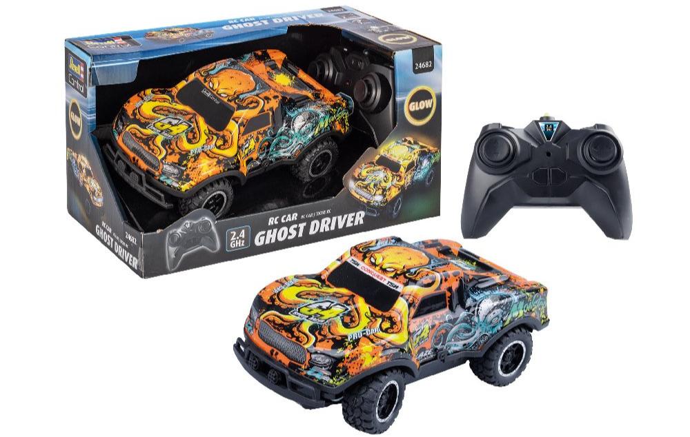 Revell R/C Ghost Driver Rechargeable Remote Control Car 1:22 Orange 24682