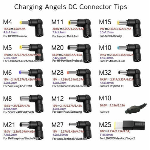 Mains Laptop Power Supply 90w 15 Interchangeable Tips CHUNI15PIN