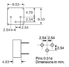 Potentiometer 500R Top Adjust 3386P Style Sealed Cermet Trimpot R2607