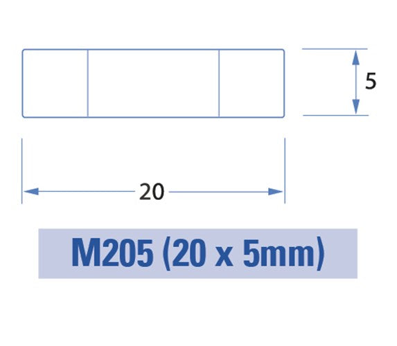 Fuse M205 2.5a Fast Blow Sf2169