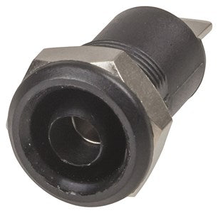 Banana Socket 4mm Insulated Black PS0421