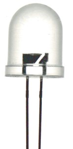 LED 10mm 5000mcd Round Clear White ZD0220