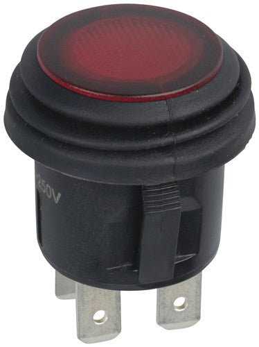 Switch Push Button 6A at 250VAC IP56 with Neon Illumination SP0751