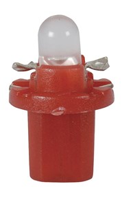 LED Replacement Globe T5 B8.5D Red ZD0385
