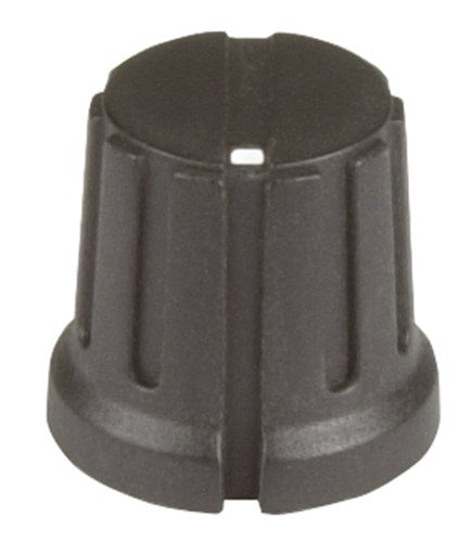 Knob Plastic Push Fit 15mm Black HK7770