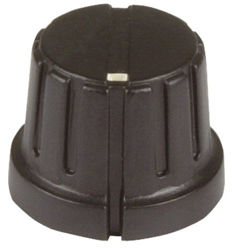 Knob Plastic Push Fit 20mm Black HK7772