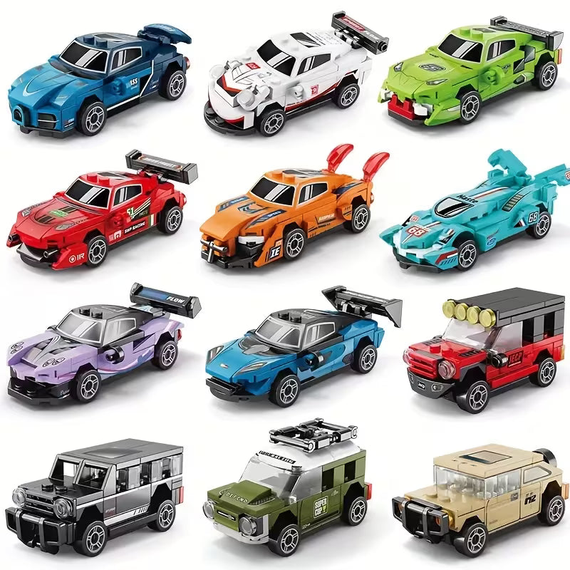 Building Blocks Assorted Super Sports Racing Cars DE2094339