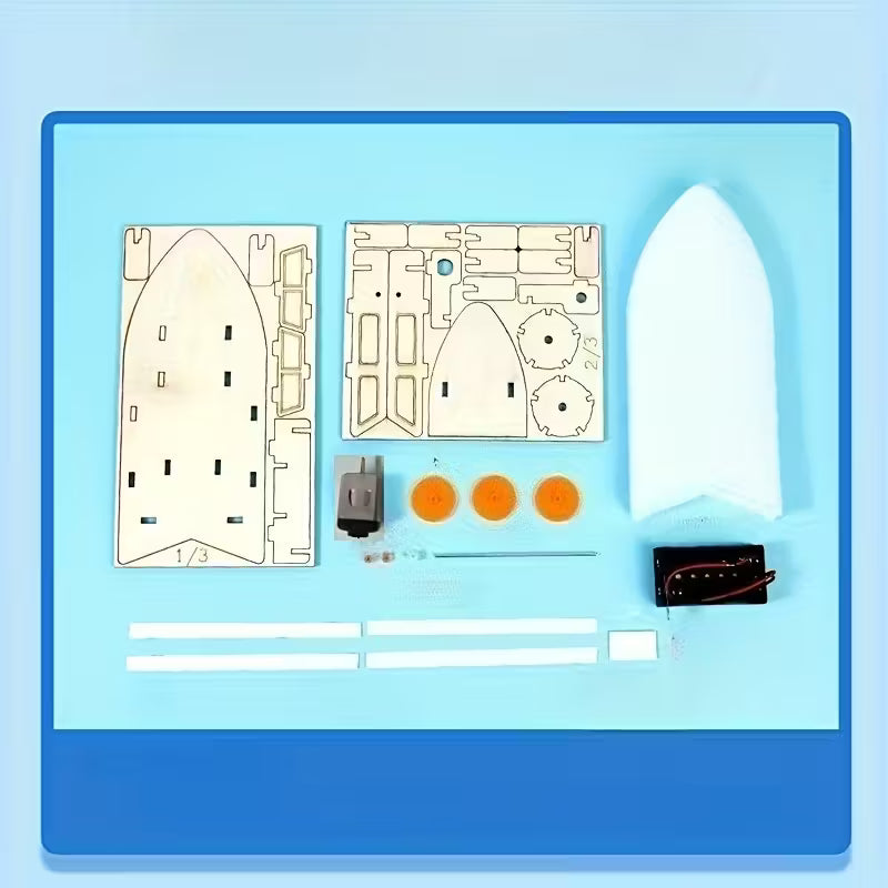 Wooden Kit - 3D Paddle Boat JC4502874