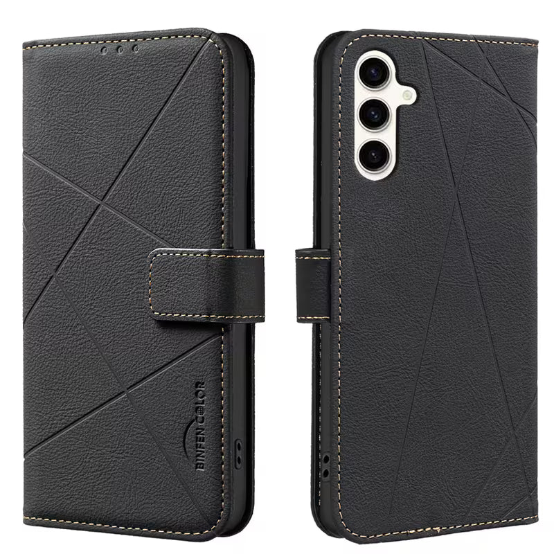 Samsung S25 Fe Flip Wallet Rfid Protection, Card Slot Case Black Tw7656961/s25fe