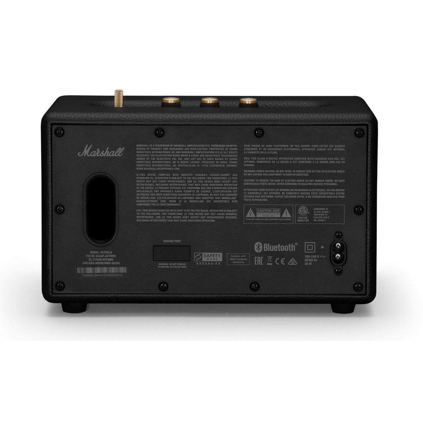 Marshall Acton III Bluetooth Speaker Mains Power 251547