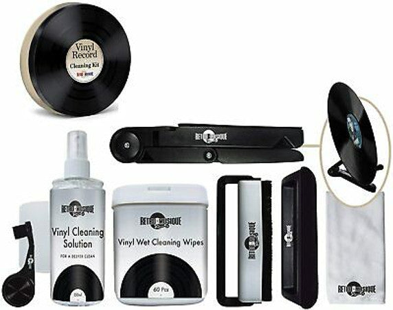Retro Musique - Vinyl Cleaning Kit Round Tin KXRM07