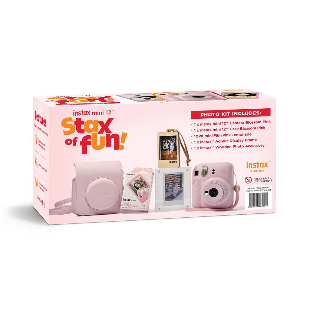 Fuji Instax Mini 12 Blossom Pink Camera Kit 88423