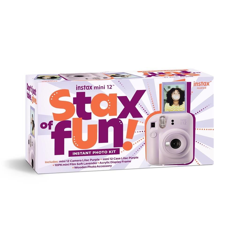 Fuji Instax Mini 12 Lilac Purple Camera Kit 88425