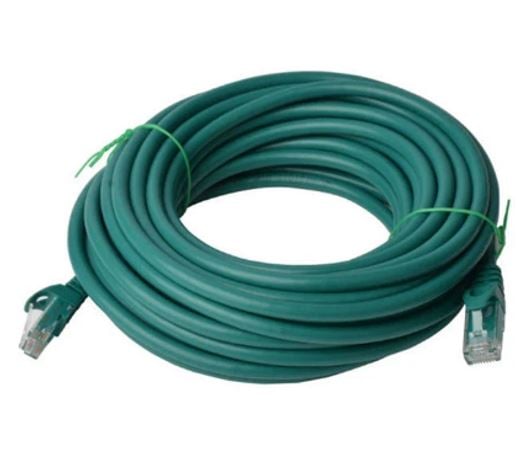 Ethernet Data Cable Cat6a Green 15m CB8W-PL6A-15GRN