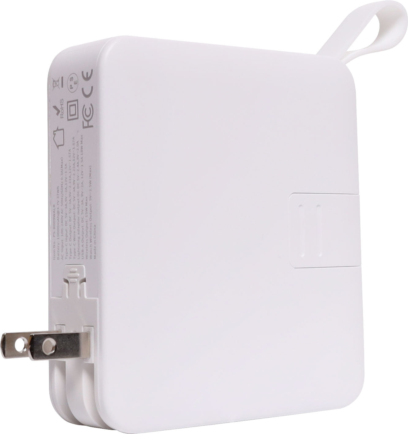 Travel USB 20W PD Charger And Wireless Power Bank A0319A