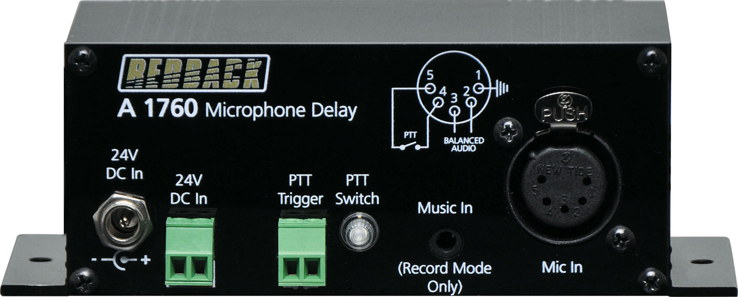 Paging Systems Microphone Delay/Mic-Line Recorder A1760