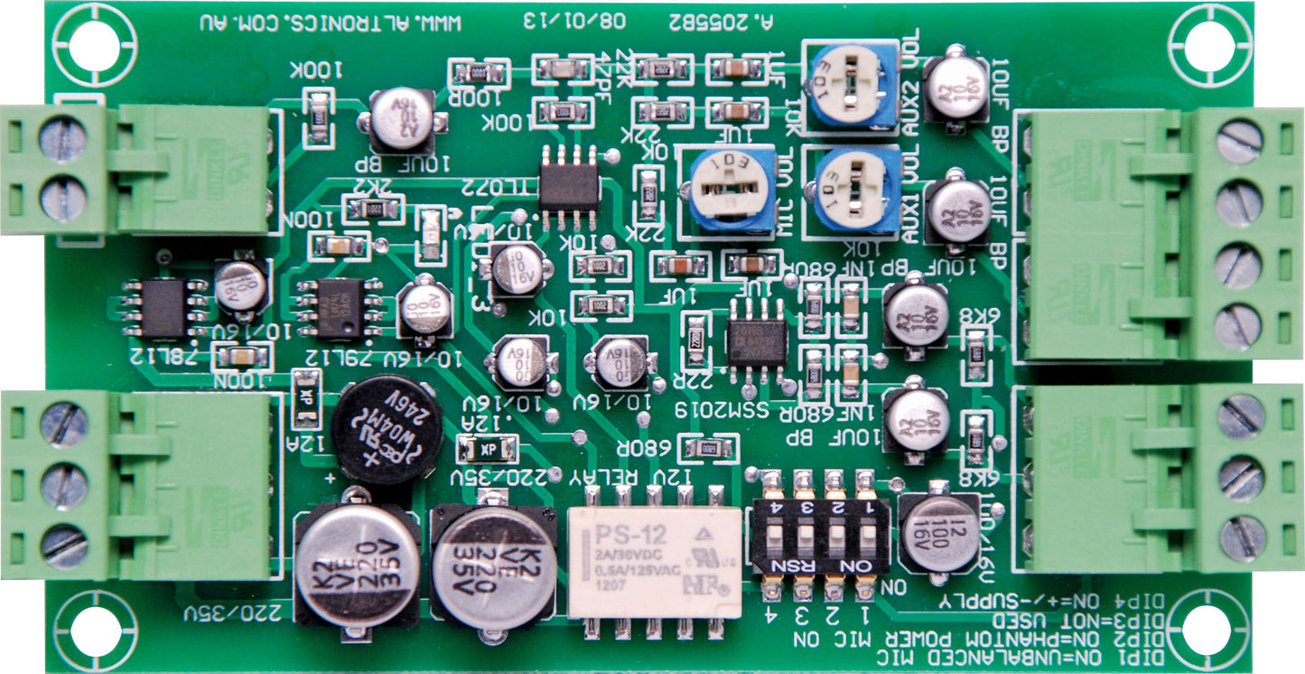 Signal Processors Balanced Mic / Line Input Pre-Amp & Mixer A2055A
