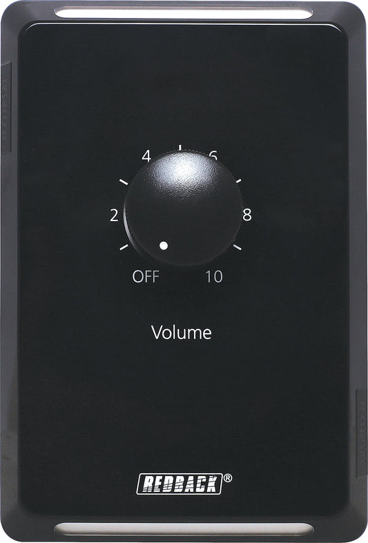 Volume Control 10W 100V Line Clipsal Pro - Vertical Black A2233