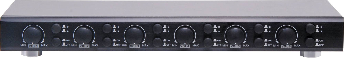 Speaker Switcher with Volume Control 6 Zone 100W A2387