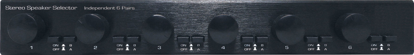 Speaker Switcher With Volume Control 6 Zone 300W A2387A