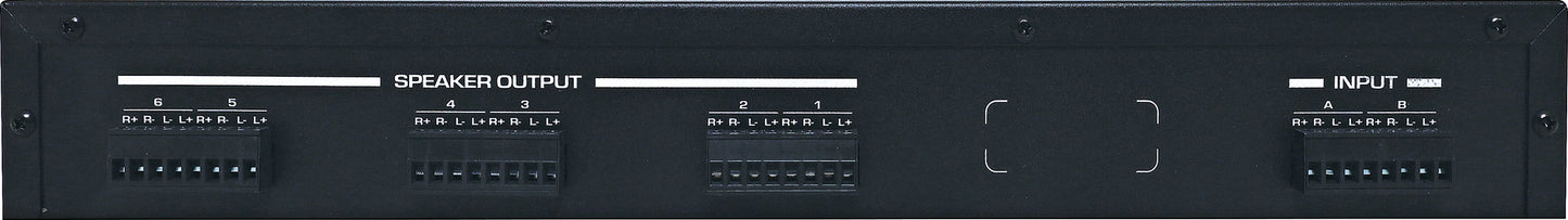 Speaker Switcher With Volume Control 6 Zone 300W A2387A