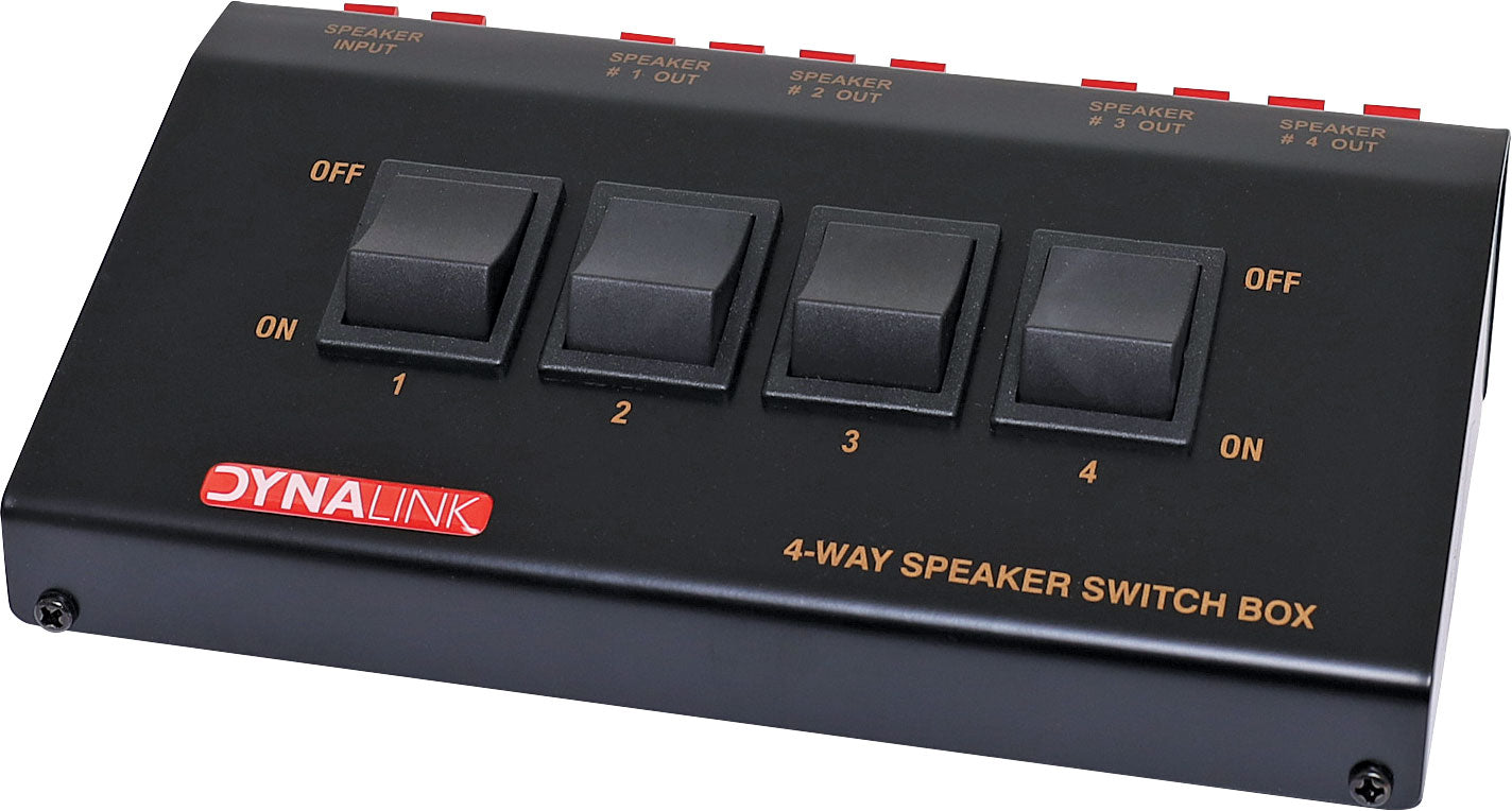 Switchers & Distributors 4 Way Switch Box Speaker A3026A