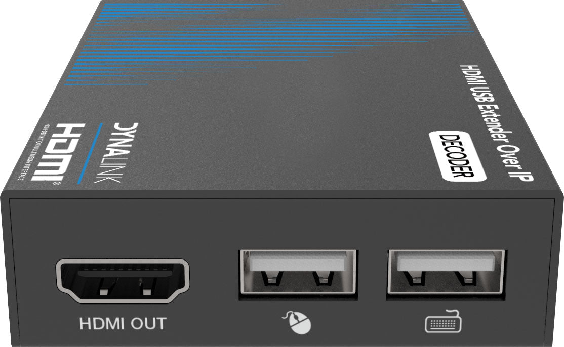AV Repeaters & Extenders HDMI USB KVM Over IP Extender - Decoder A3111