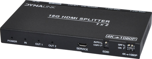 HDMI Splitter 1x2 HDMI Splitter With Downscaler & Audio Extractor A3112