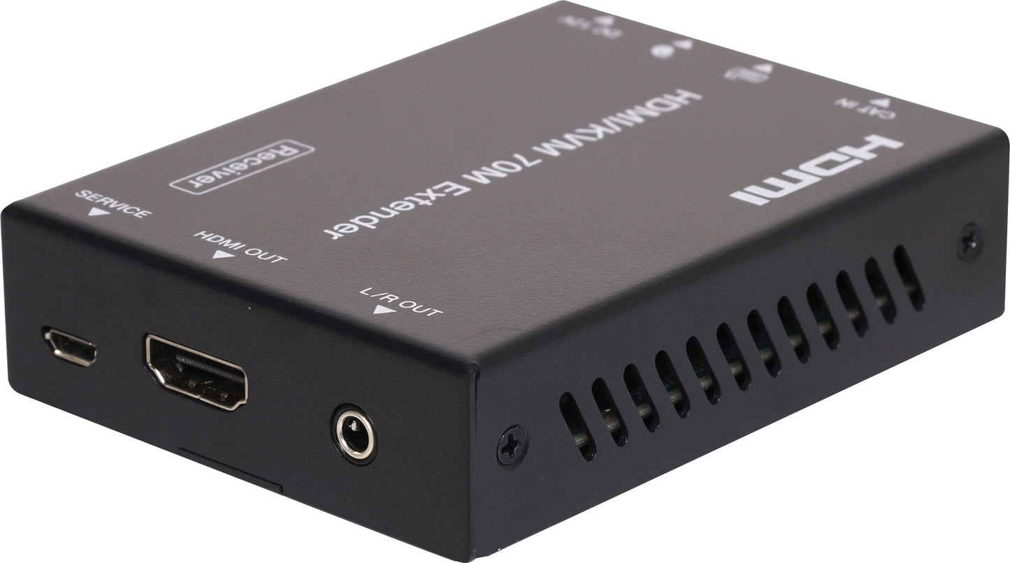 AV Repeaters & Extenders 4K HDMI Extender (70m) With USB KVM A3245