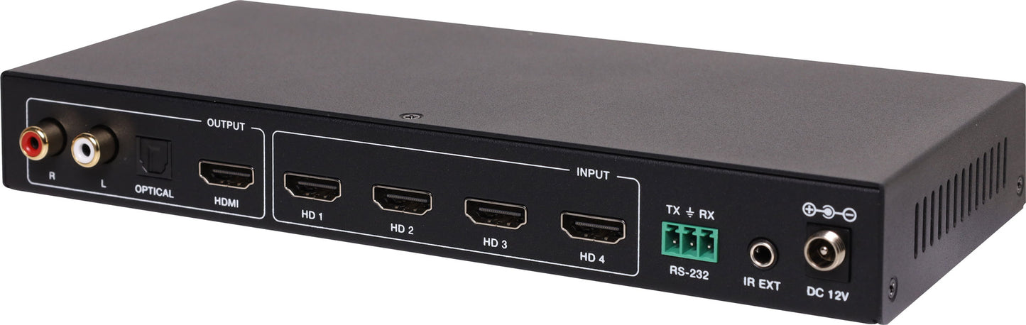 HDMI Switcher 4x1 HDMI Multiviewer Seamless UHD 4K Video Switcher A3247