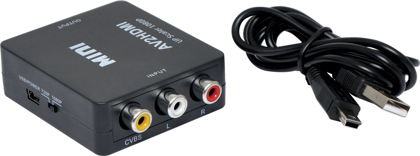 Converters Composite AV To HDMI Upscale Converter A3503