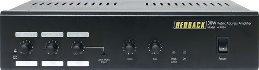 Amplifiers 30W 3 Input 100V Public Address (PA) Amplifier A4024