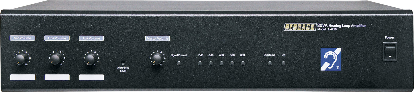 Amplifier 80VA Hearing Induction Loop A4210
