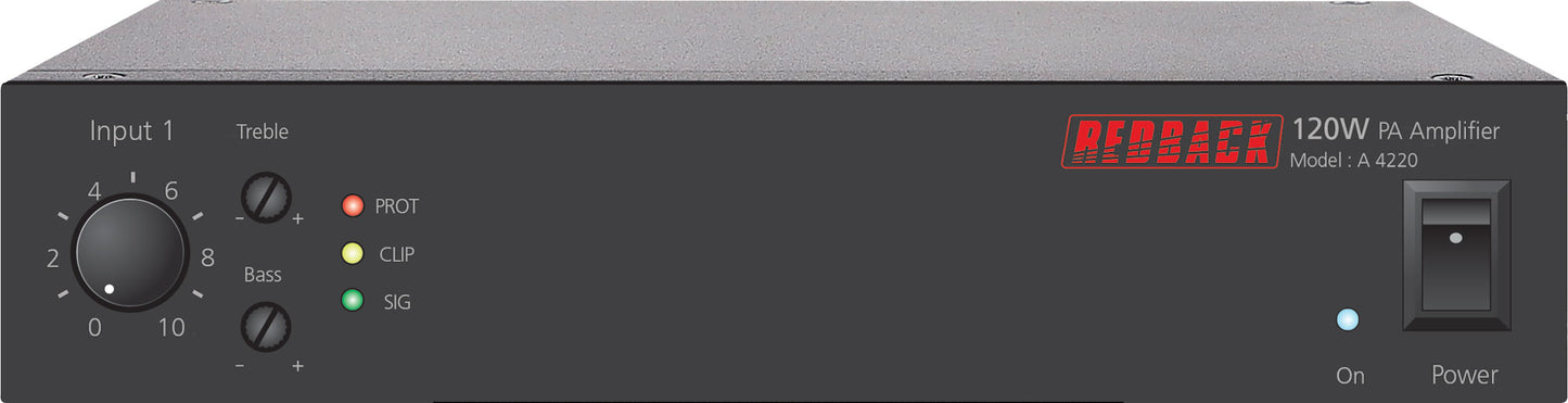 Public Address (pa) Zone Amplifier 120w A4220