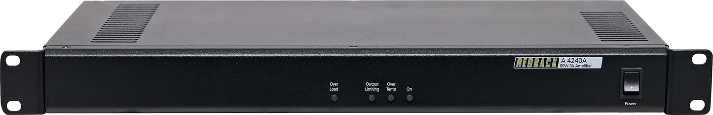 Public Address 100V Amplifier Compact 1RU 60W A4240A