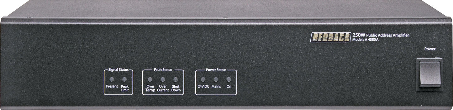 Amplifiers 250W Public Address (PA) Power Amplifier A4380A