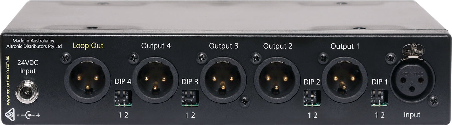 Mixers 1 In To 4 Out Audio Distributor A4414