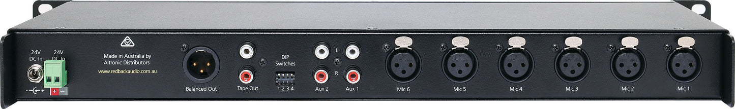 Mixers 8 Channel Public Address (PA) Mixer A4420C