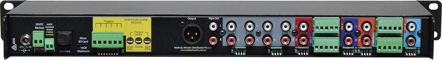 Public Address Mixer 4+4 Channel A4432